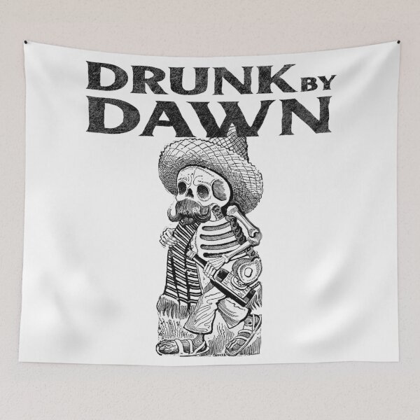 Item preview, Drunk By Dawn Skeleton - Calavera Maderista by JOSÉ GUADALUPE POSADA designed and sold by 10kwas.