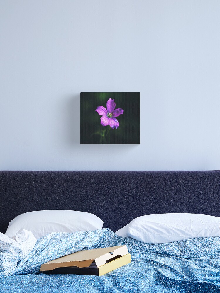 Canvas Print, Bursting with Splendor: The Radiant Charm of Vibrant Blooms designed and sold by cokemann