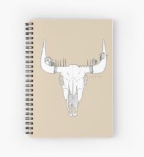 Bull skull Spiral Notebook