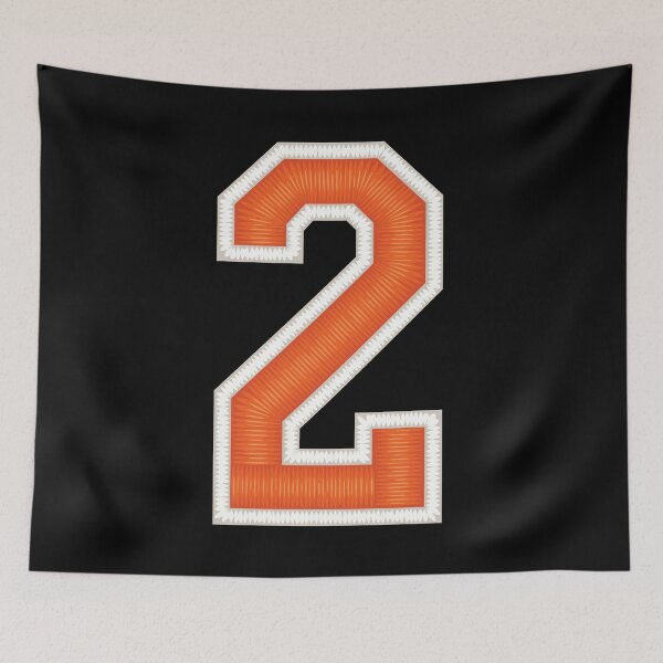 Item preview, Sports Number 2 Jersey Two Orange designed and sold by elhefe.
