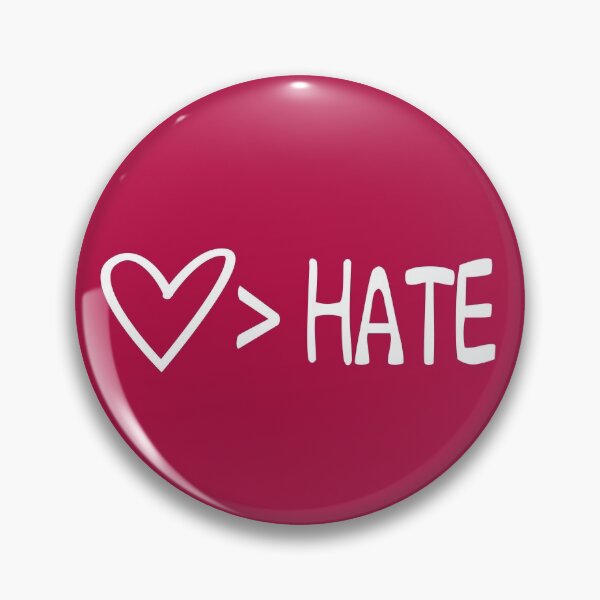 Item preview,  Love > Hate T-shirt - Love is Greater Than Hate shirt designed and sold by FunnyDSN.
