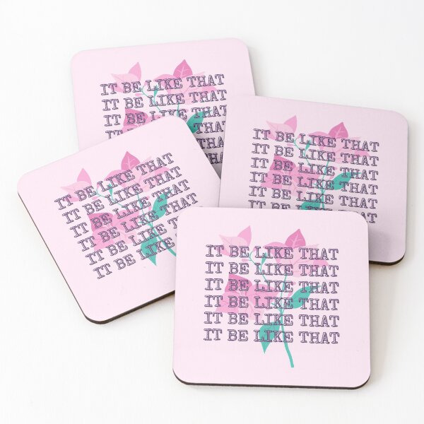 Item preview, It be like that - aesthetic flower typewriter quote designed and sold by Faeblehoarder.