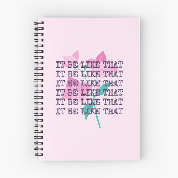 Item preview, It be like that - aesthetic flower typewriter quote designed and sold by Faeblehoarder.