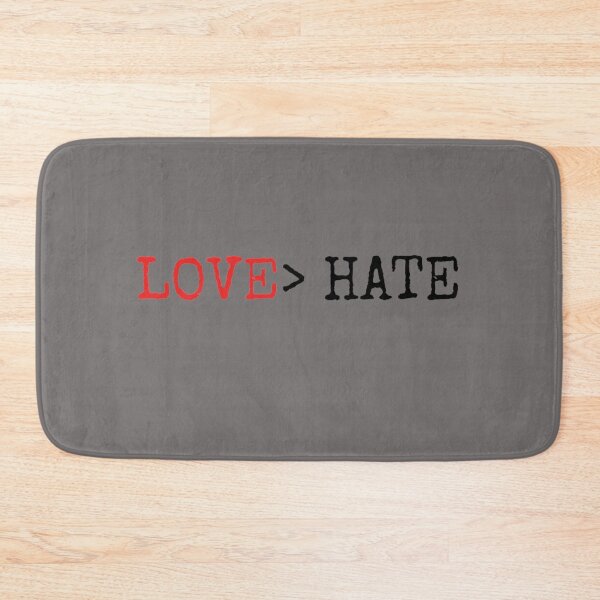 Item preview,  love > hate, tee, birthday gift, gift, anti racism shirt,  designed and sold by ASsi-Eve.