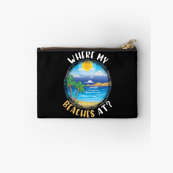Item preview, Funny Where My Beaches At? Beach Vacation Pun designed and sold by perfectpresents.