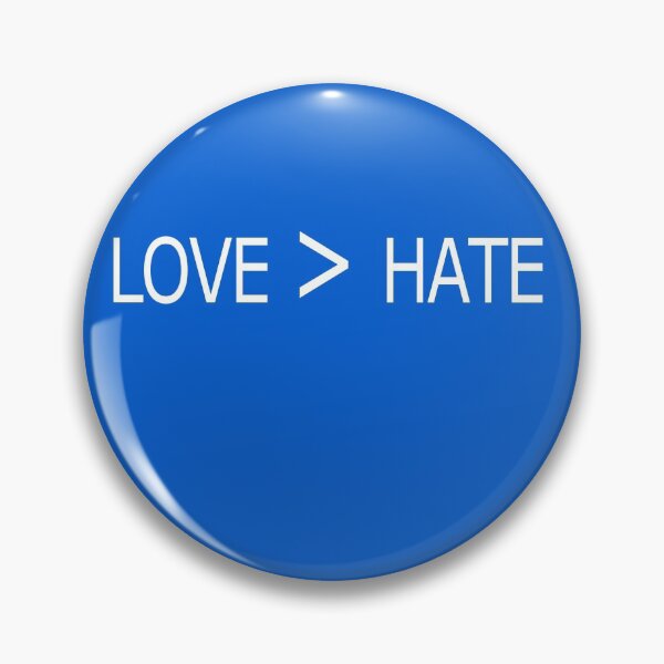 Item preview, Copy of  Love > Hate T-shirt - Love is Greater Than Hate shirt designed and sold by FunnyDSN.