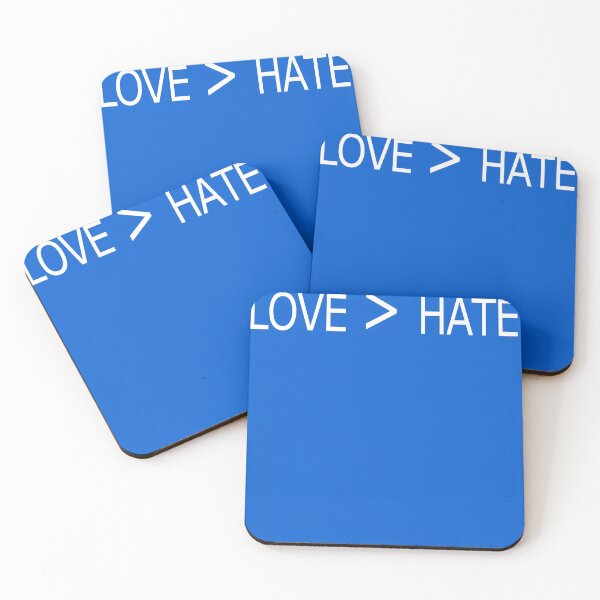 Item preview, Copy of  Love > Hate T-shirt - Love is Greater Than Hate shirt designed and sold by FunnyDSN.
