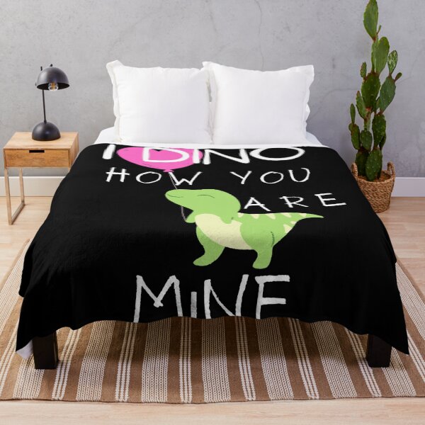 Item preview, I Dino How You Are Mine Valentines Day Sweetheart Dinosaur designed and sold by Earthchild8888.