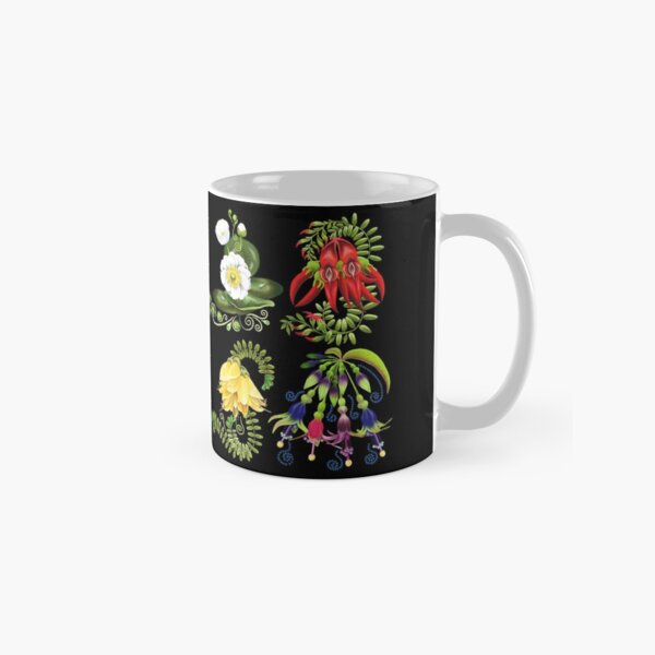 D1G1TAL-M00DZ ~ FLORAL ~ Folkart MB9JFvGbae by tasmanianartist Classic Mug