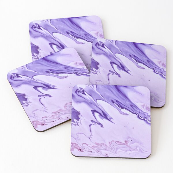 Item preview, Abstract purple monochrome marble effect designed and sold by afrapaints.