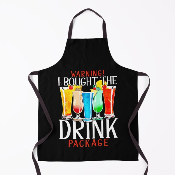 Item preview, Warning! I Bought The Drink Package Funny Vacation designed and sold by perfectpresents.