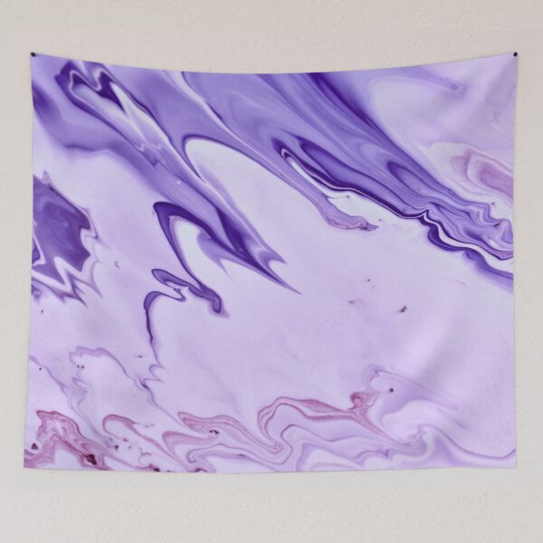 Item preview, Abstract purple monochrome marble effect designed and sold by afrapaints.