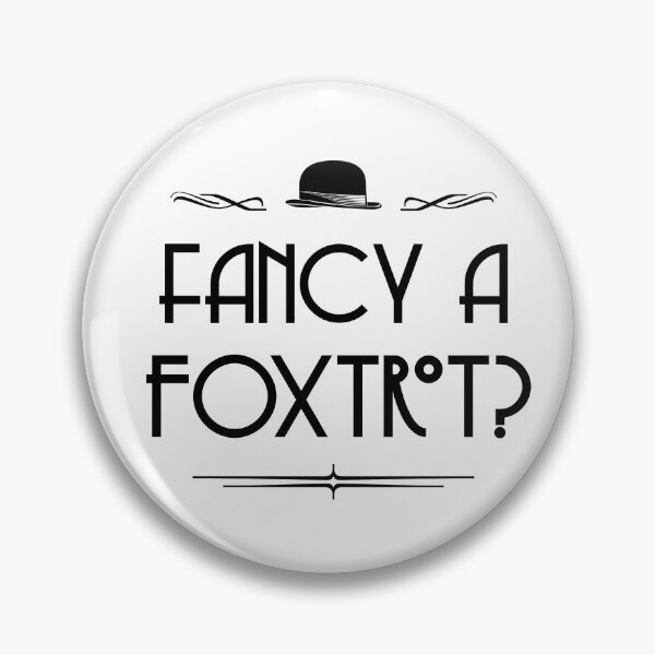 Item preview, Fancy A Foxtrot British English Vintage Retro Design designed and sold by SavageMyrtle.