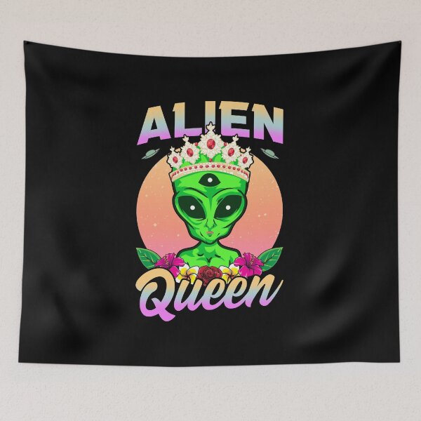 Item preview, Cute & Funny Alien Queen Space Exploration designed and sold by perfectpresents.