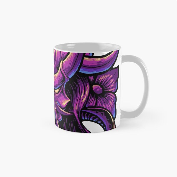 Item preview, Purple Oni With Flowers And Snakes Art designed and sold by JTS STORE.