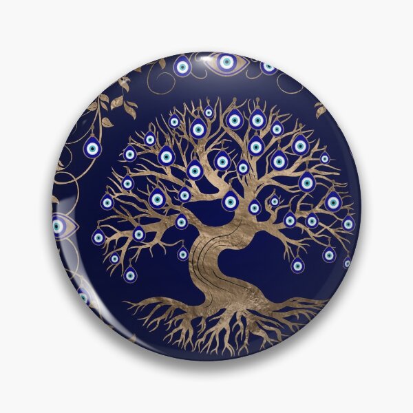Item preview, Tree of Life Evil Eye Ornament designed and sold by k9printart.