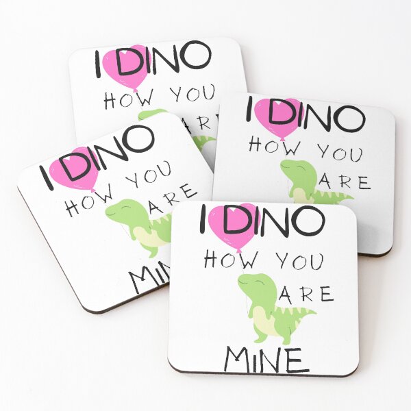 Item preview, I Dino How You Are Mine Valentines Day Sweetheart Dinosaur Other Version designed and sold by Earthchild8888.