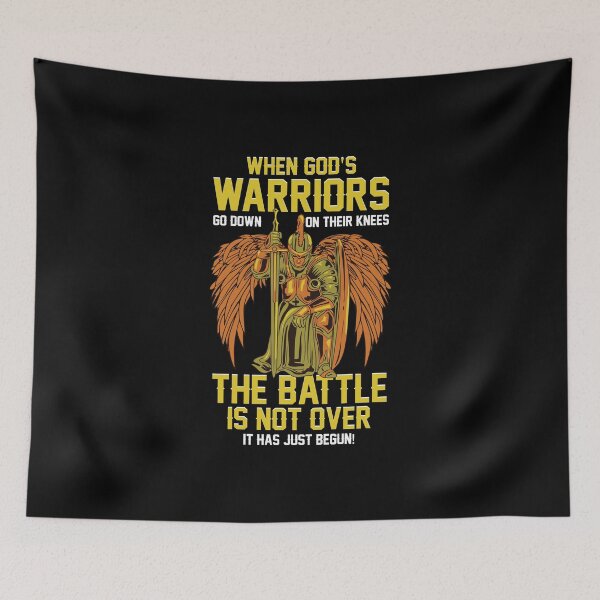 Item preview, When God's Warriors Go Down On Their Knees Battle Warrior designed and sold by perfectpresents.