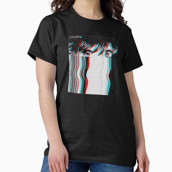 Aperçu de l'œuvre Vaporwave Esthétique Anime Fille Rétro Eboy Egirl Harajuku créée et vendue par Hitagivapor.
