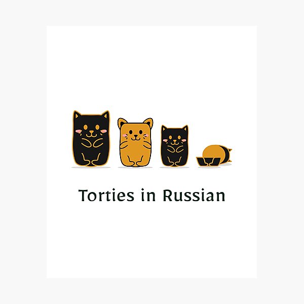 Item preview, Torties in Russian designed and sold by TortieCatz.