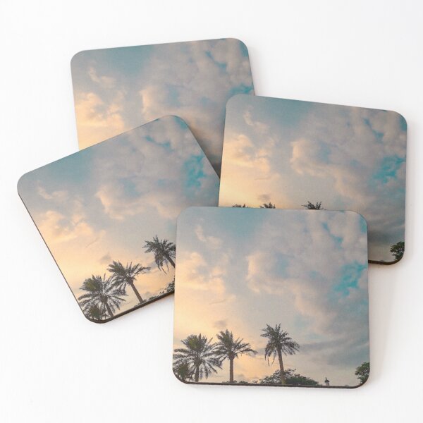 Item preview, ~ Cloudy sky with palms  designed and sold by sahereative-03.