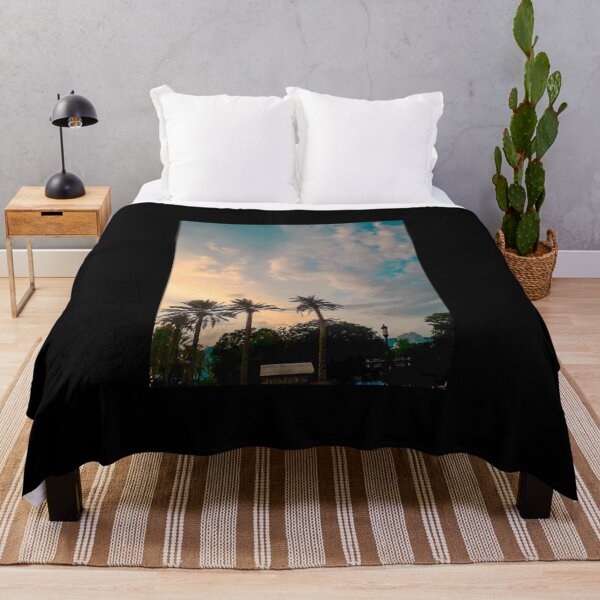 Item preview, ~ Cloudy sky with palms  designed and sold by sahereative-03.