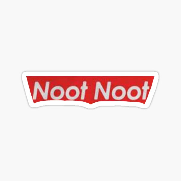 Vista previa del artículo con la obra «Pingüino de mercancía Angry Pingu Noot Noot», diseñado y vendido por Beep Peep.