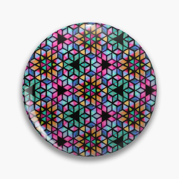 Item preview, Rainbow Kaleidoscope Mosaic Repeat designed and sold by nightnight.