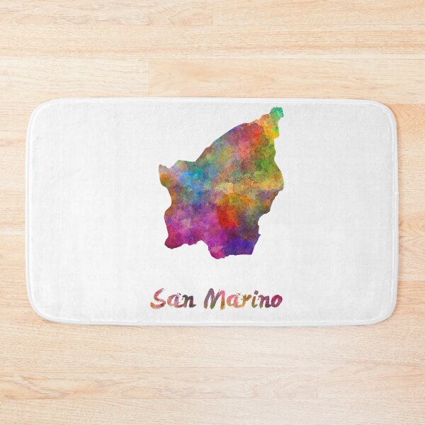 Item preview, Watercolor map san marino designed and sold by paulrommer.