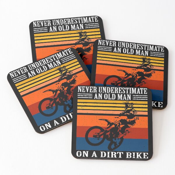 Item preview, never underestimate an old man on a dirt bike designed and sold by Soithside87.