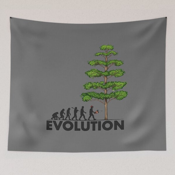 Item preview, Chainsaw Evolution - Siluett and Color big tree designed and sold by LaftaDesign.