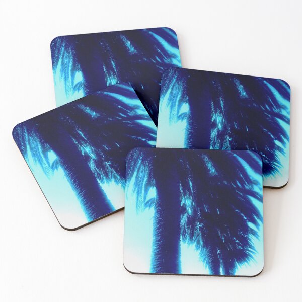 Item preview, Blue Ombre Palms designed and sold by Moonshine Paradise.