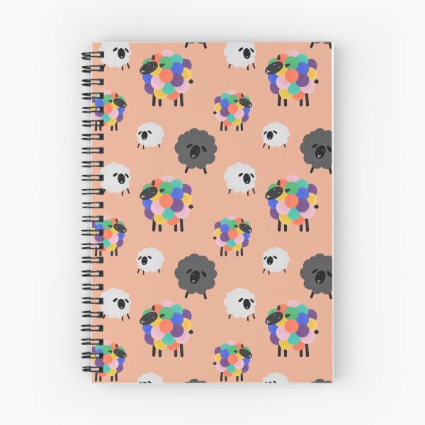 Item preview, Rainbow Sheep - Pink designed and sold by Jennie Mahoney.