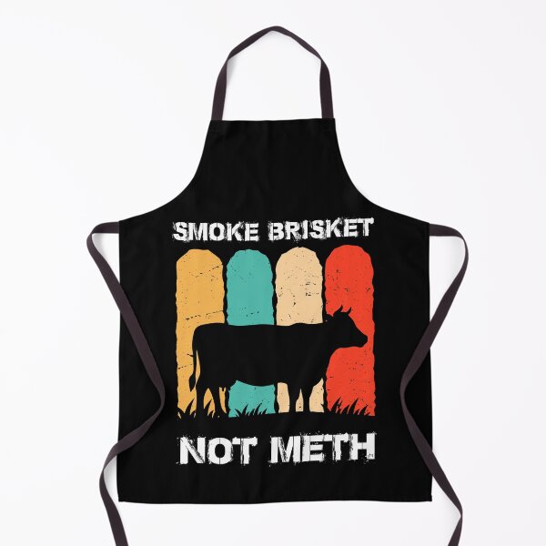Item preview, Smoke Brisket Not Meth - vintage gift idea designed and sold by jijithedesigner.
