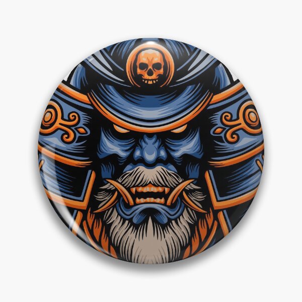 Item preview, Elder Samurai With Blue Armor  designed and sold by JTS STORE.