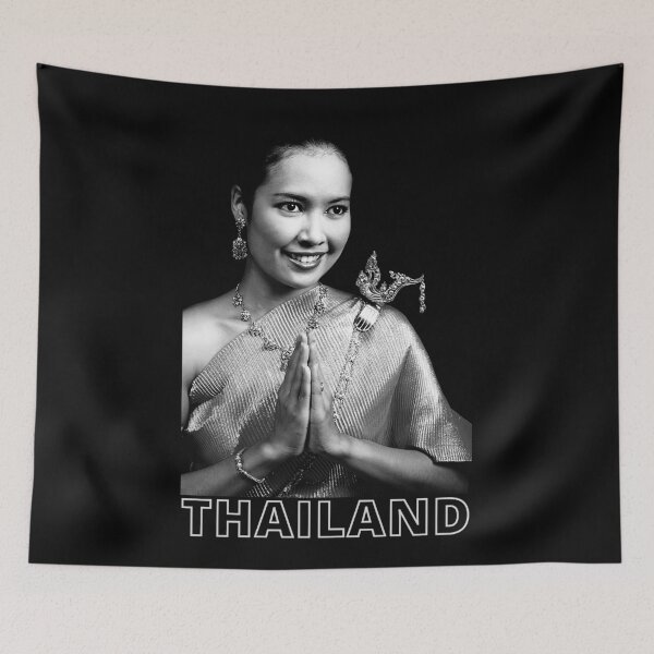 Item preview, Traditional Thai Greeting -Thai Wai and Thai Smile designed and sold by Scubaloppy.