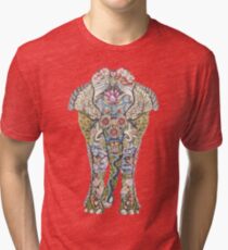 Decorated Elephant Tri-blend T-Shirt