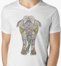 Decorated Elephant Men's V-Neck T-Shirt