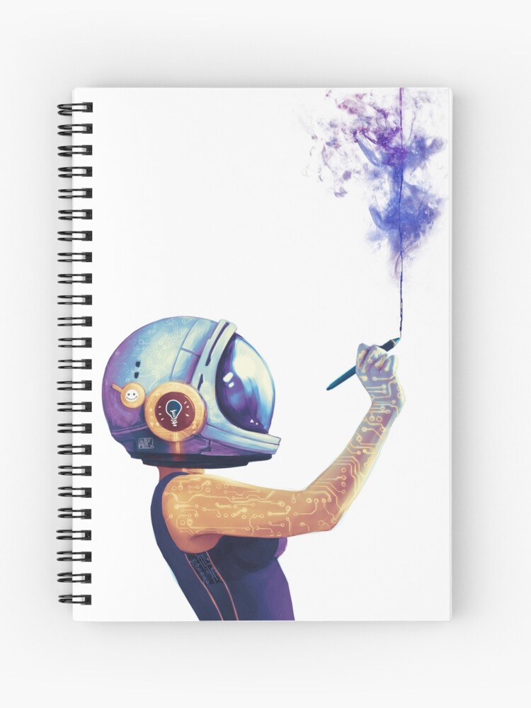 Cuaderno de espiral «Bienvenido a mi Universo» de Avvoula | Redbubble