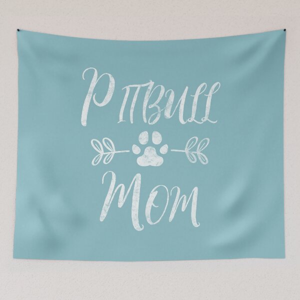 Item preview, Pitbull Mom Shirt Pitbull Lover Gift Pitbull Funny Dog Mom designed and sold by KuznecovaDesign.