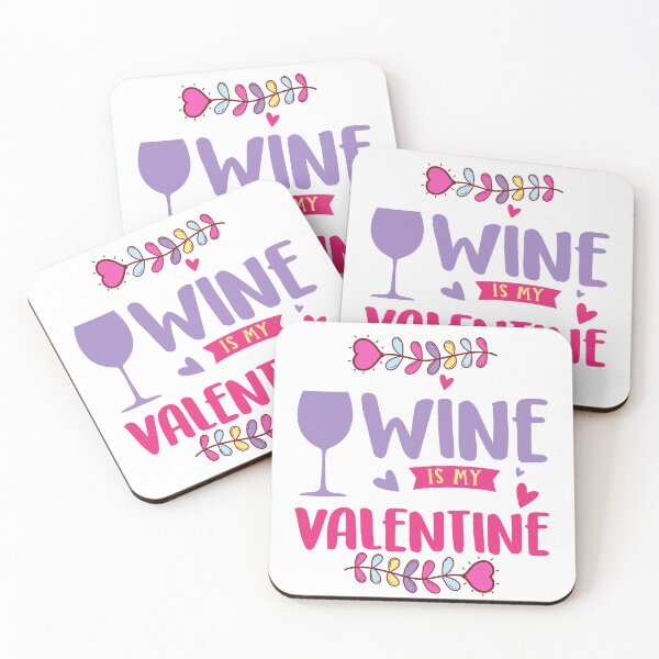 Artikelvorschau, Wein ist mein Valentinstag, Valentinstag entworfen und verkauft von zeg-shop.