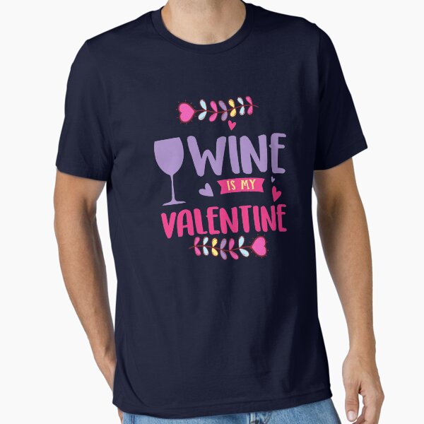 Artikel-Vorschau von Wein ist mein Valentinstag, Valentinstag, designt und verkauft von zeg-shop.