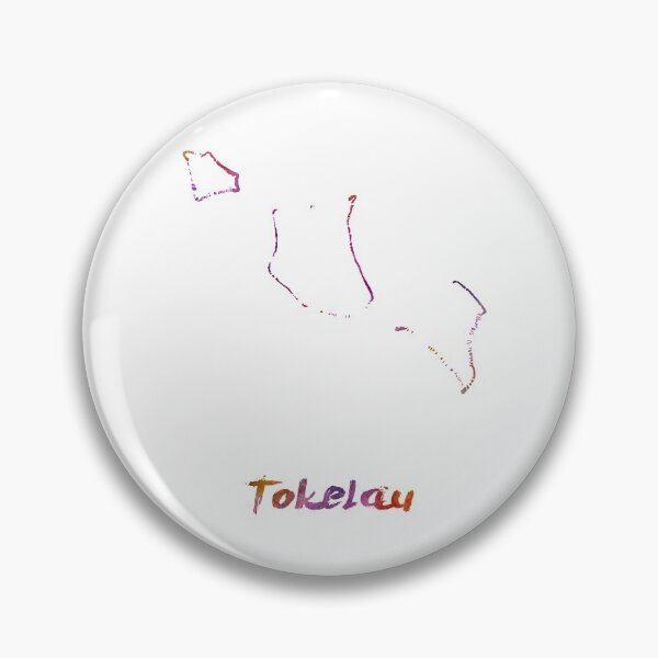 Item preview, Tokelau watercolor map designed and sold by paulrommer.