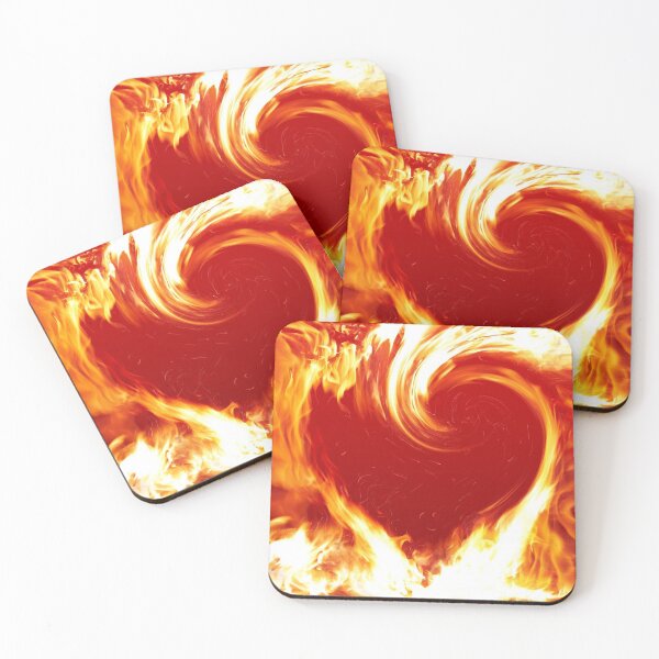 Item preview,  Valentine's Day Fire Heart Graphic designed and sold by Openspace2020.