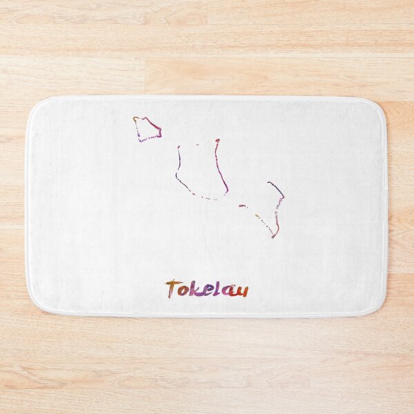 Item preview, Tokelau watercolor map designed and sold by paulrommer.