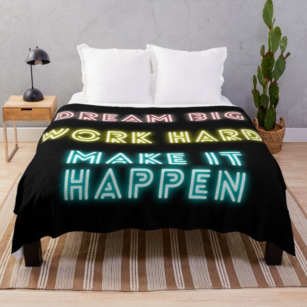 Item preview, DREAM BIG WORK HARD MAKE IT HAPPEN designed and sold by wilder-mind.