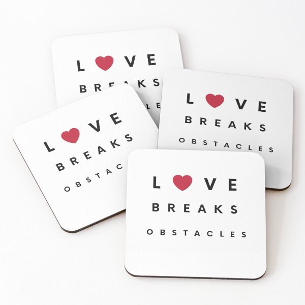 Item preview, Love breaks Obstacles designed and sold by Freeshstyle.