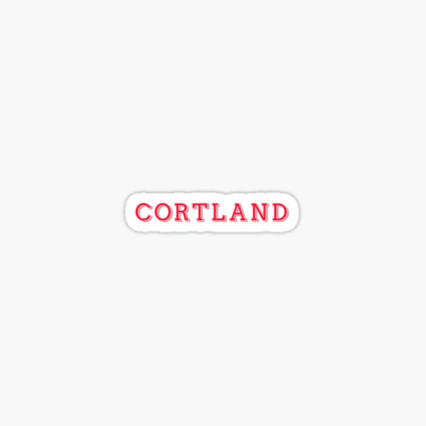 Cortland - DECORATIVE Sticker