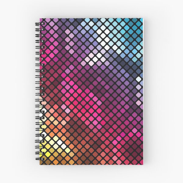 Item preview, Abstract Rainbow Mosaic geometric pattern designed and sold by tridentfoundry.