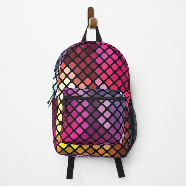 Item preview, Abstract Rainbow Mosaic geometric pattern designed and sold by tridentfoundry.